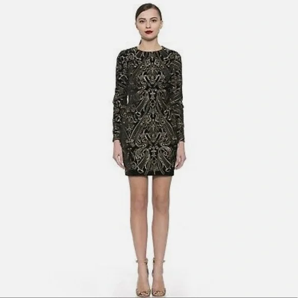 alexia admor black lace dress Alexia Admor Sheath Dress